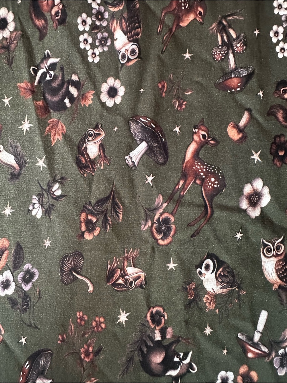 Hot Topic Green Thorn & Fable Woodland Creature Floral Maxi Dress - Picture 2 of 13